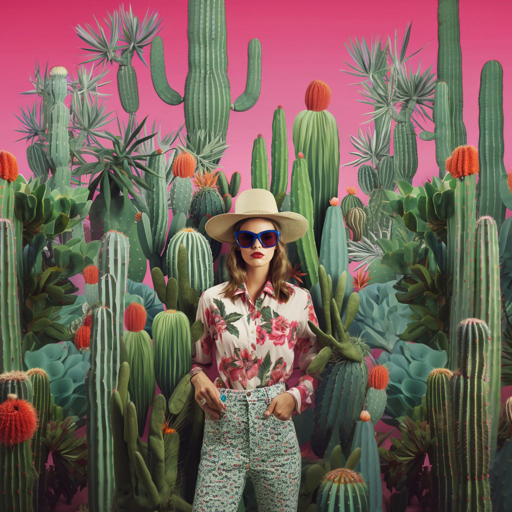 Cactus in the badlands