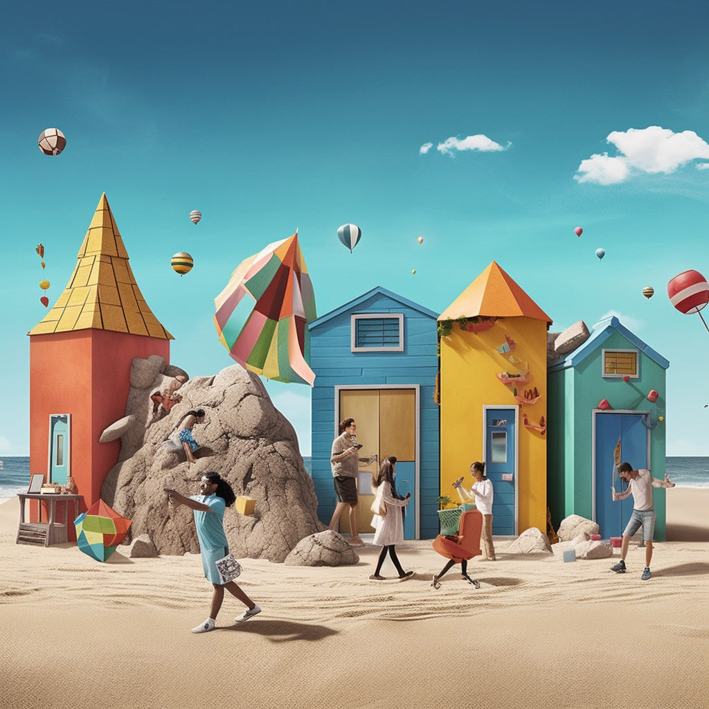 The dream village in the wind